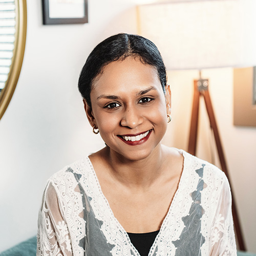 Headshot of Kartene Kamaraj, LMFTA at Touchpoint Counseling